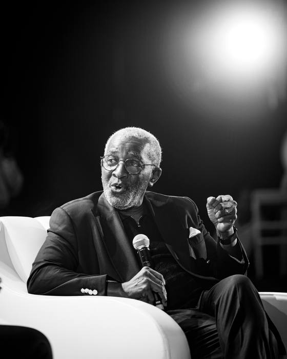 A speaker addressing the room at Africa Day 2026.