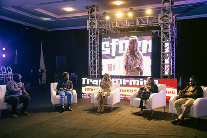 Wide view of the Africa Day 2026 main stage in Lagos.